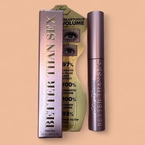 TOO FACED Better Than Sex Mascara Full Size NIB Eye Makeup
